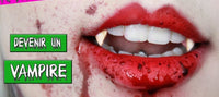 Dents de vampire à coller, qualité pro avec fixateur — visuel 4