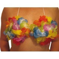 Soutien-gorge noix de coco à fleurs multicolores — visuel 1