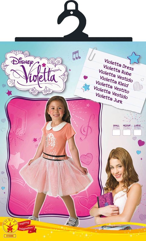 Déguisement Violetta Disney, robe, 3/4 ans — visuel 2