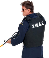 Gilet S.W.A.T. adulte, imitation pare-balles réglable — visuel 4