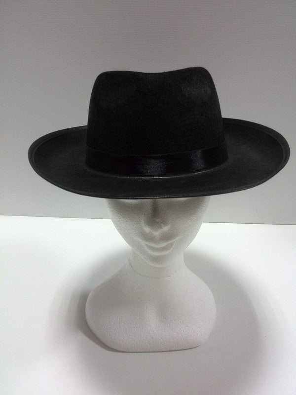 Chapeau borsalino en feutrine avec ruban satin — visuel 1