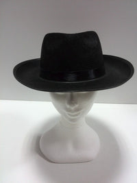 Chapeau borsalino en feutrine avec ruban satin — visuel 1