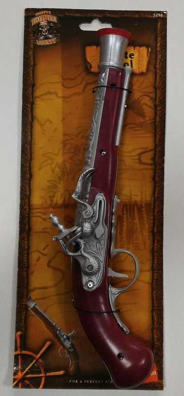 Pistolet de pirate en plastique, 35 cm — visuel 1