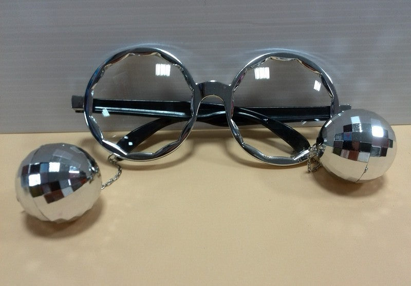 Lunettes disco à boules à facettes suspendues — visuel 4