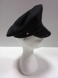 Casquette de chauffeur noire, visière laquée — visuel 2
