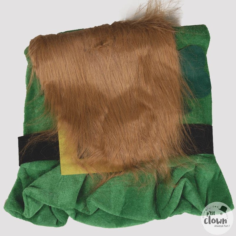 Chapeau haut de forme vert Saint-Patrick et barbe rousse — visuel 2