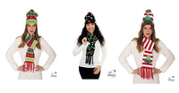 Set de Noël bonnet et écharpe assortis, 3 modèles — visuel 3