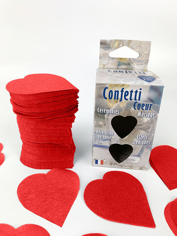 Confettis cœur 5 cm — visuel 1