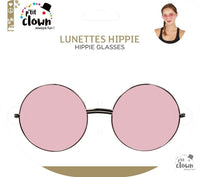 Lunettes hippie géantes roses, grand modèle — visuel 2