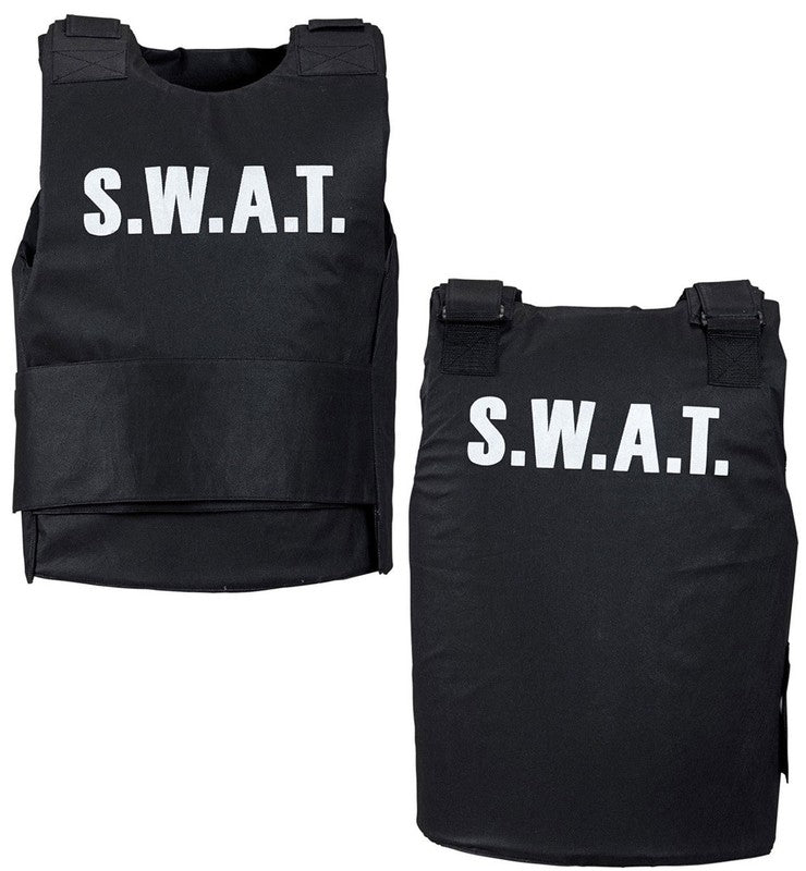Gilet S.W.A.T. adulte, imitation pare-balles réglable — visuel 3