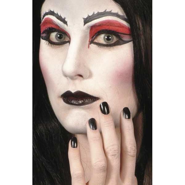 Vernis à ongles et rouge à lèvres noirs, duo sorcière — visuel 2