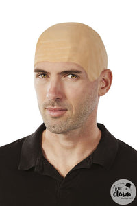Calotte de chauve en latex souple, effet crâne rasé — visuel 1