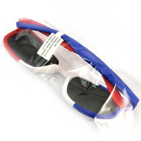 Lunettes tricolores de supporter bleu blanc rouge — visuel 2