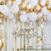 Kit guirlande 4 m avec ballons, pompons et éventails — visuel 5
