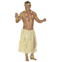 Jupe hawaïenne en raphia naturel, 75 cm — visuel 2