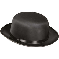 Chapeau melon en satin, finition brillante — visuel 1
