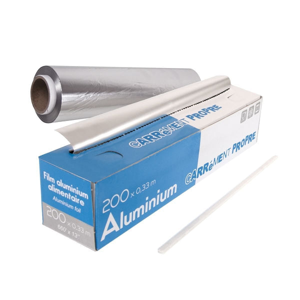 Aluminium alimentaire en boîte distributrice, 0,29 x 200 m
