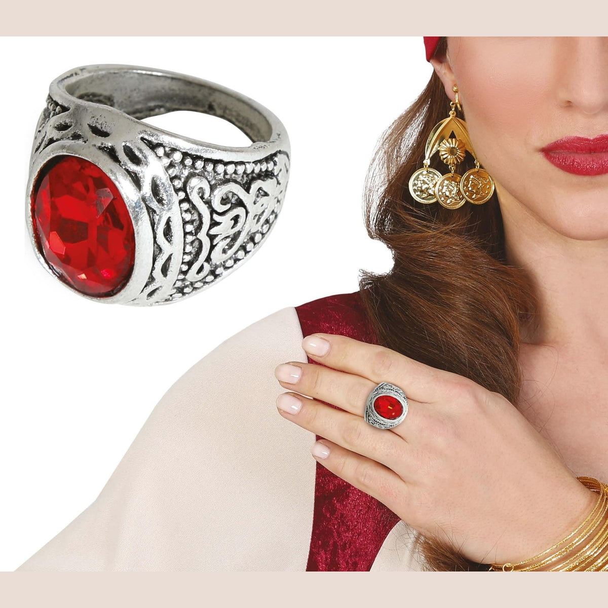 Bague à rubis