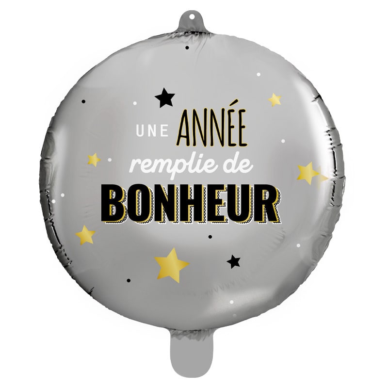 Ballon aluminium 45 cm à message