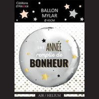 Ballon aluminium 45 cm à message — vue 5