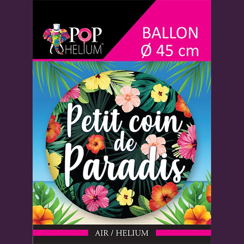 Ballon aluminium 45 cm à message — vue 6