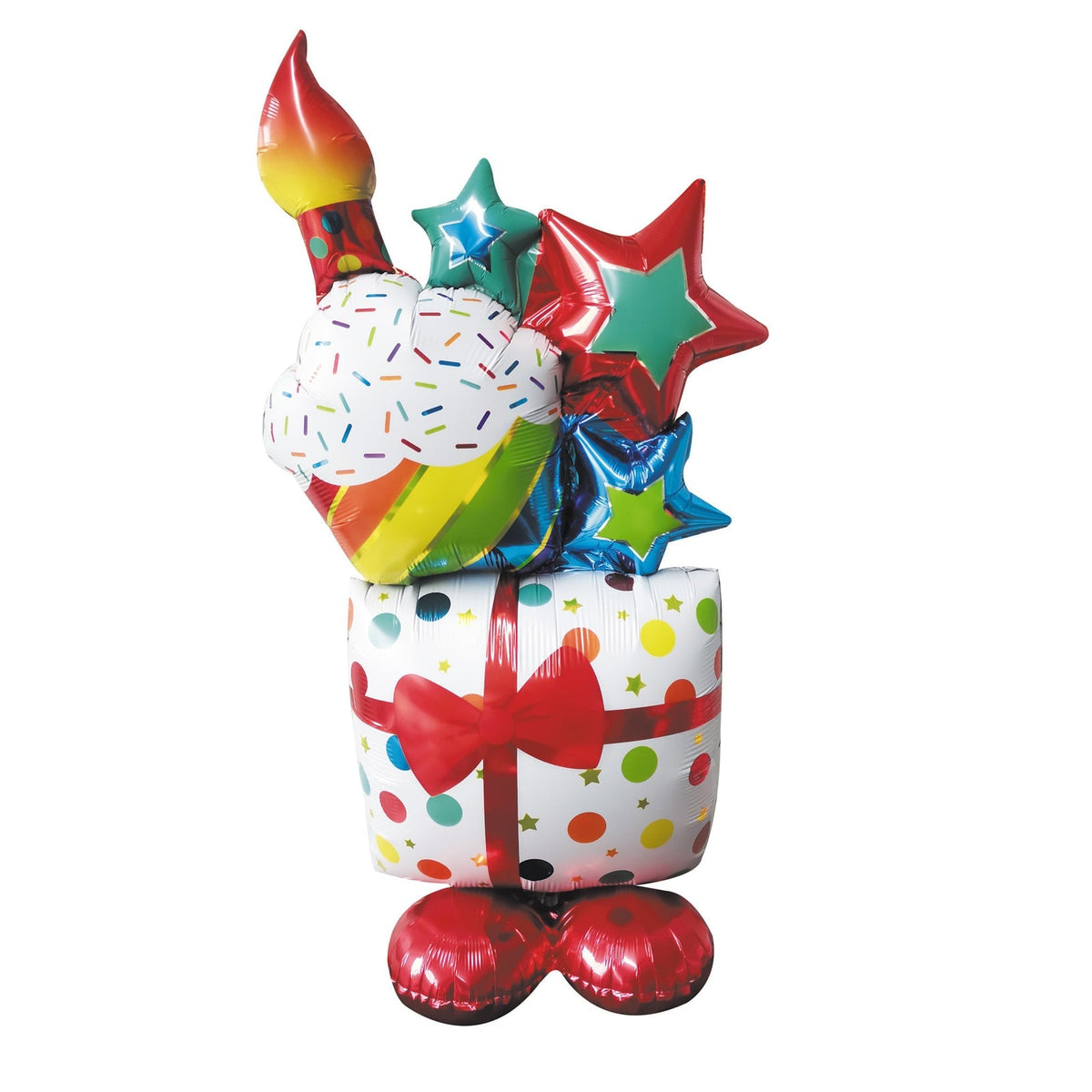 Ballon aluminium cadeau d'anniversaire