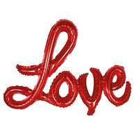 Ballon aluminium Love rouge