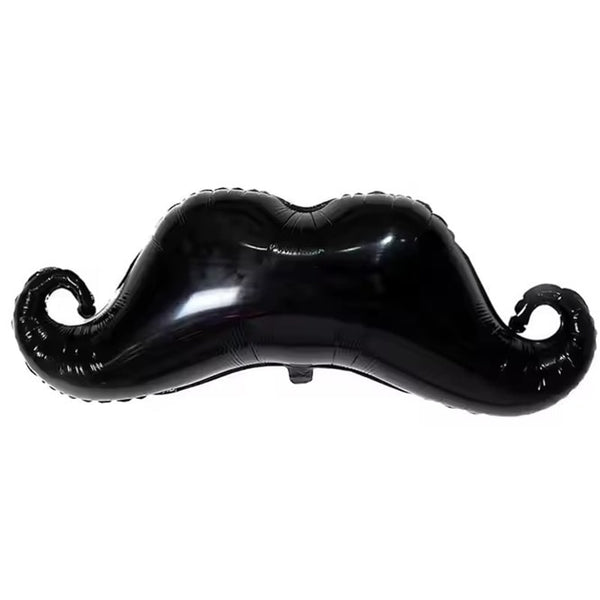 Ballon aluminium moustache, 45 x 98 cm