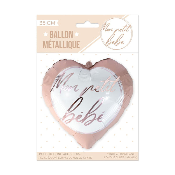 Ballon cœur « Mon petit bébé », 35 cm