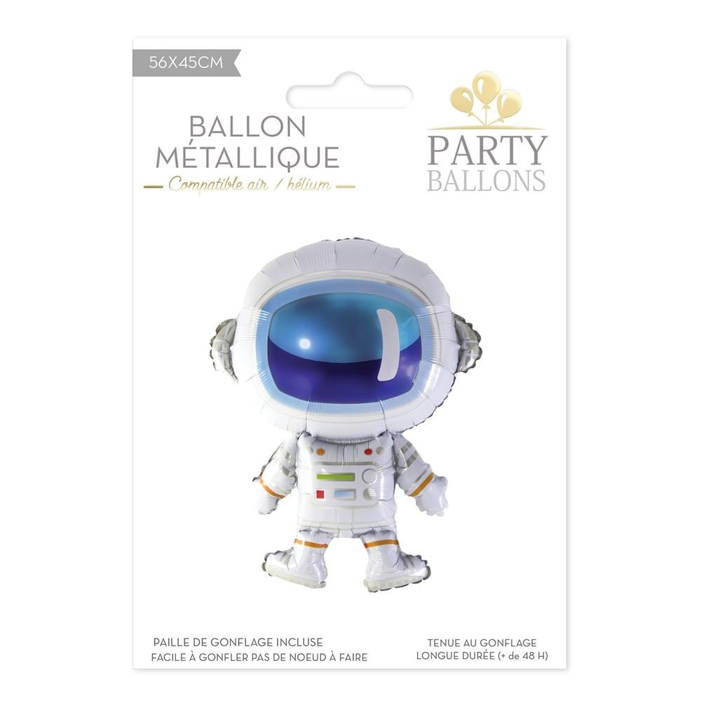 Ballon métallique astronaute