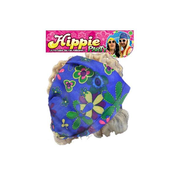 Bandana hippie avec cheveux blonds