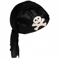 Bandana de pirate noir à tête de mort — vue 2