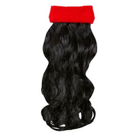 Bandeau éponge rouge avec cheveux — vue 2