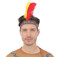 Bandeau d'Indien à 2 plumes