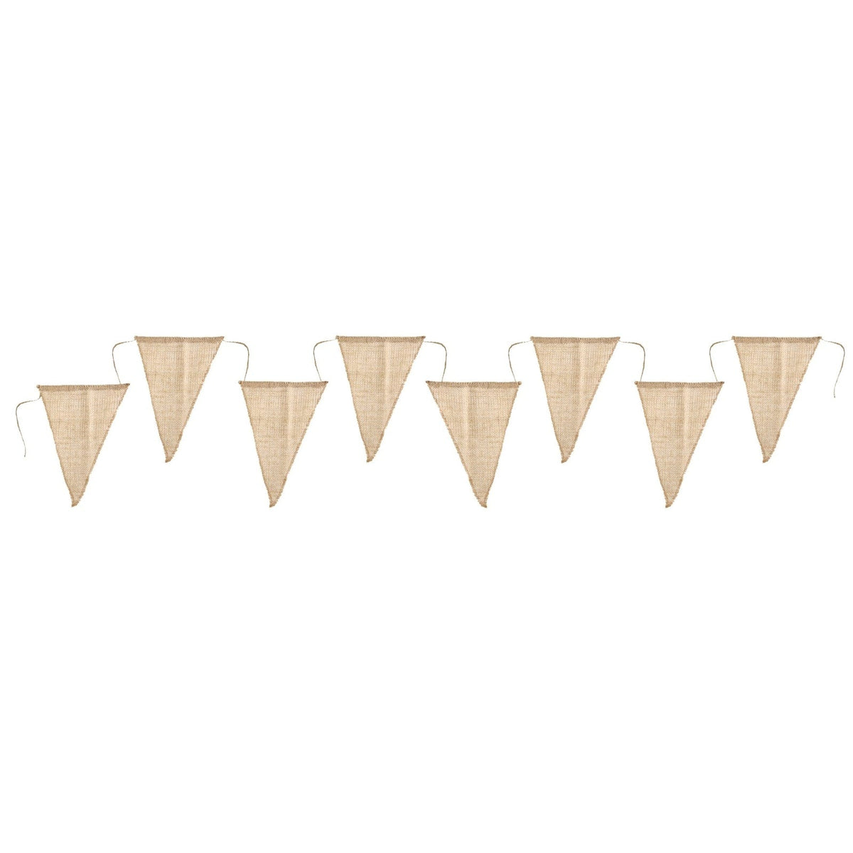 Banderole de fanions en jute, 3 m