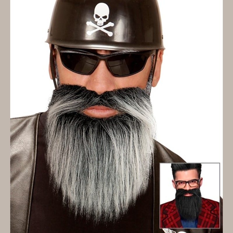 Barbe avec moustache