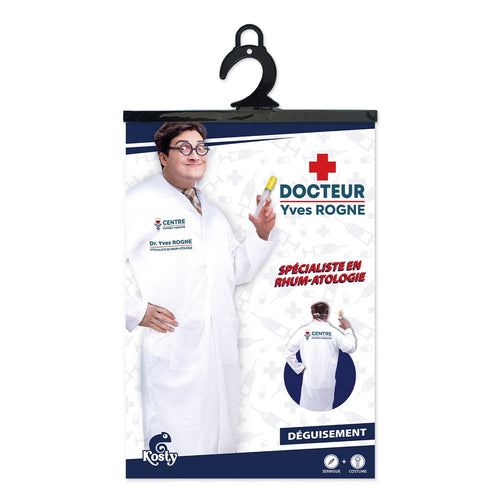Blouse de docteur humoristique « Yves Rogne »