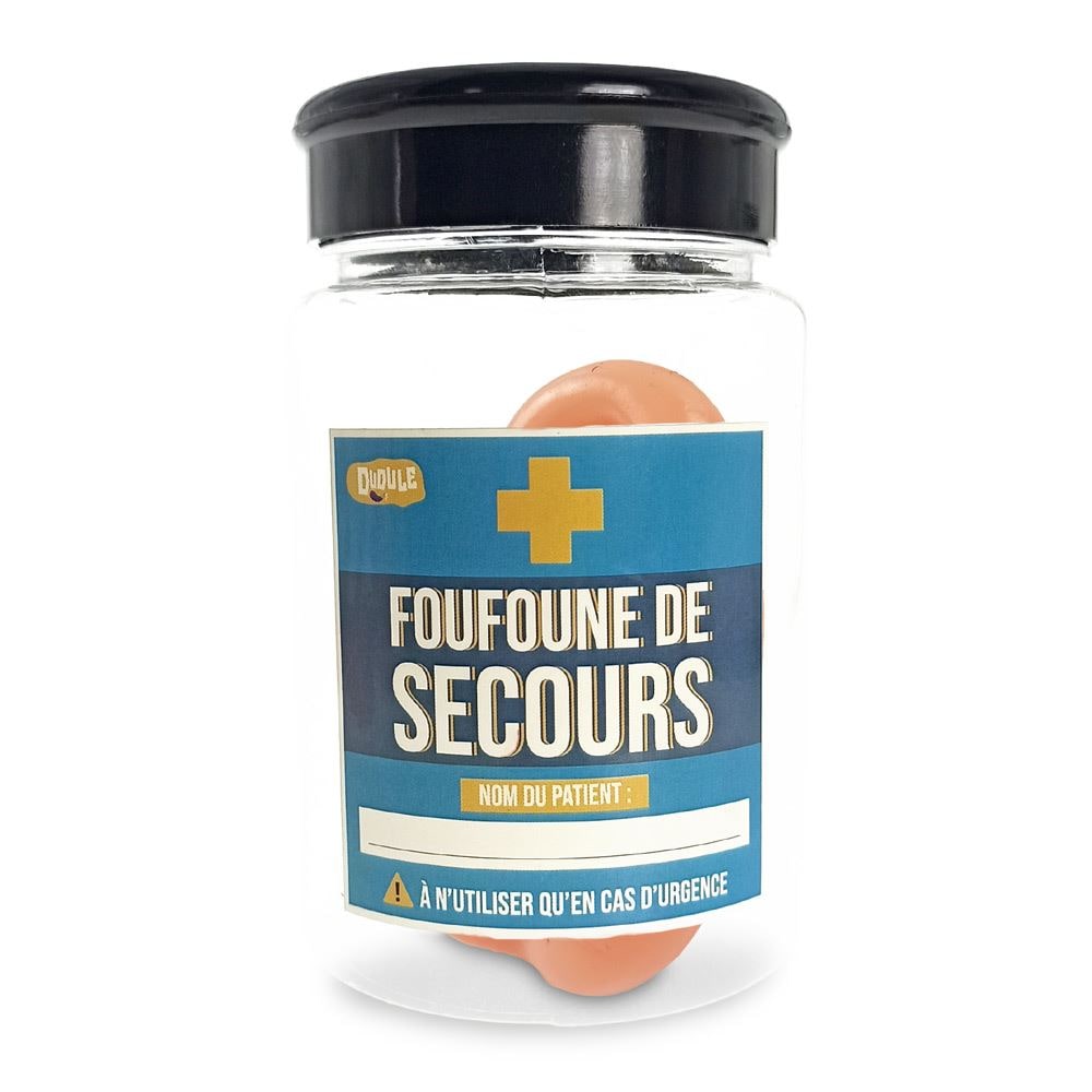 Bocal « de secours » humoristique, 2 modèles