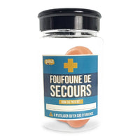 Bocal « de secours » humoristique, 2 modèles