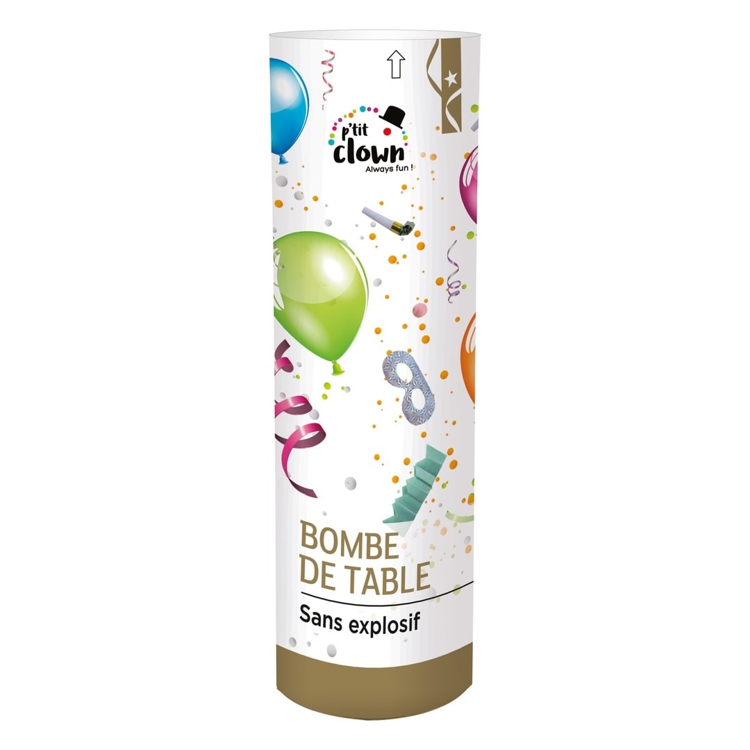 Bombe de table surprise, 24 cm