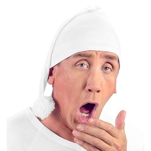 Bonnet de nuit blanc