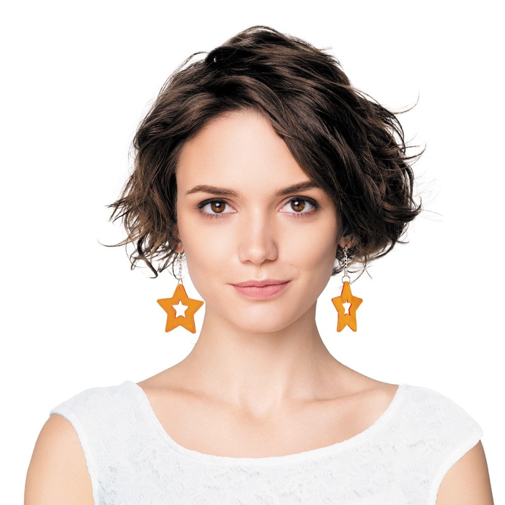Boucles d'oreilles étoiles néon — vue 5