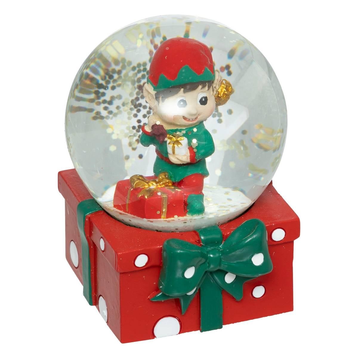 Boule à neige lutin, 6,5 cm