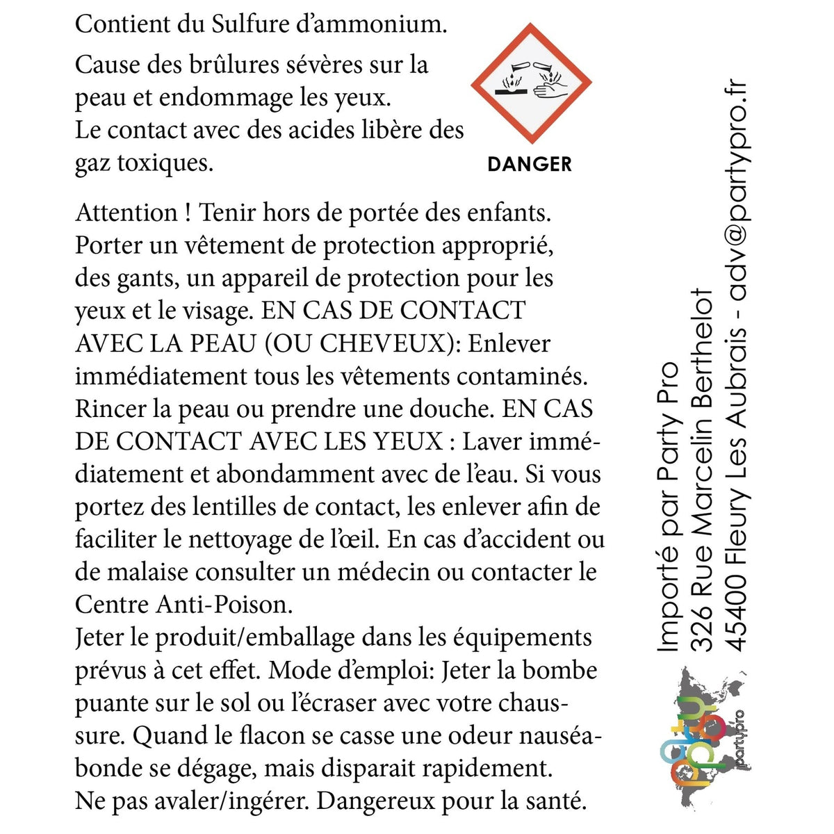 Boules puantes, blister de 3 ampoules — vue 5