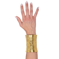Bracelet manchette doré — vue 2