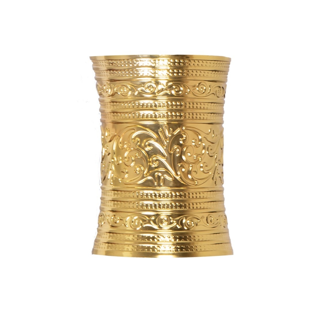 Bracelet manchette doré — vue 4