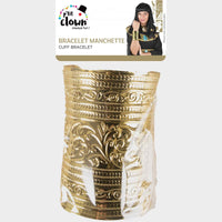 Bracelet manchette doré — vue 5