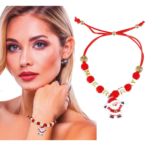 Bracelet de Noël à breloque Père Noël
