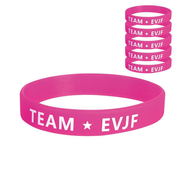 Bracelets « Team EVJF », lot de 6