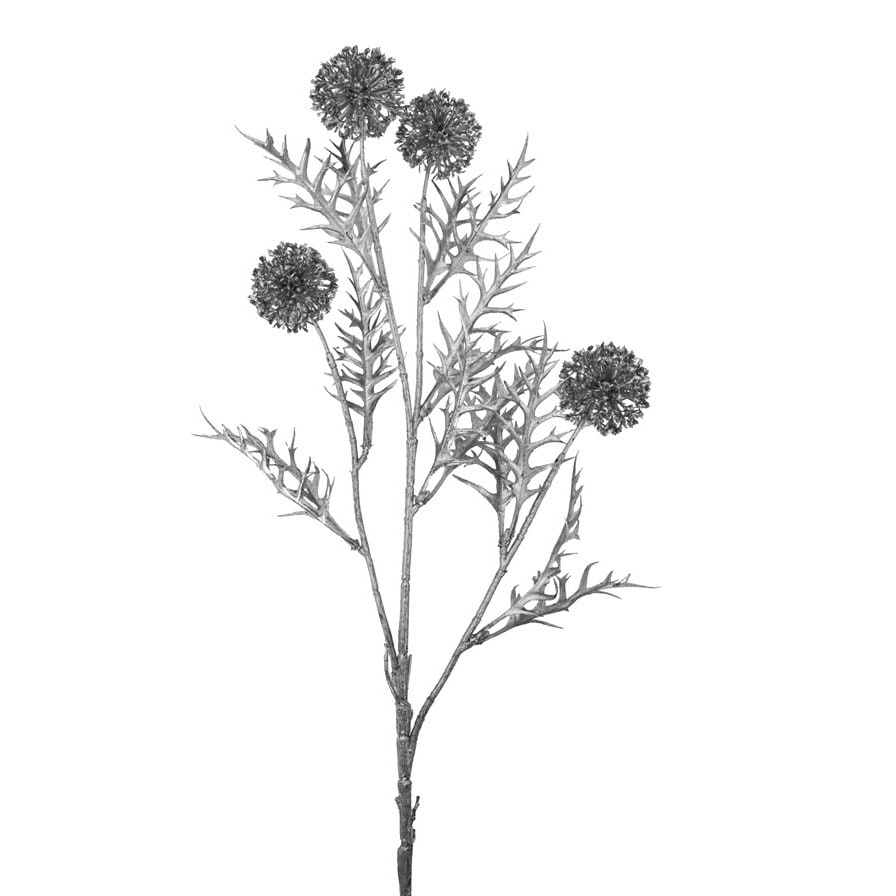 Branche d'allium argentée, 76 cm